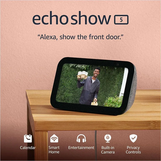 Parlante inteligente Amazon Echo Show 5 negro - Tecatech-uy
