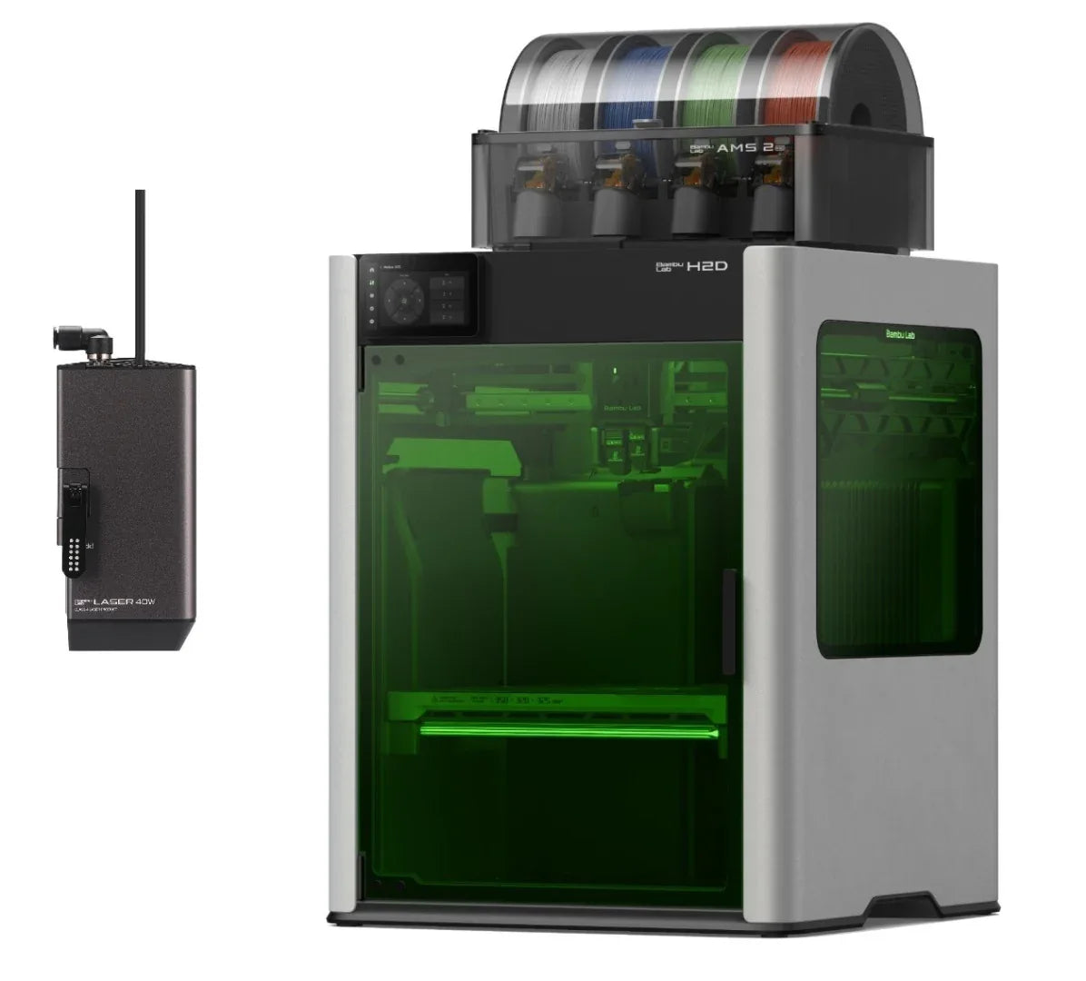 Impresora 3D Bambu Lab + modulo Laser de 40W - Tecatech-uy