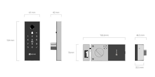 Cerradura inteligente Ezviz CS-DL03 Pro
