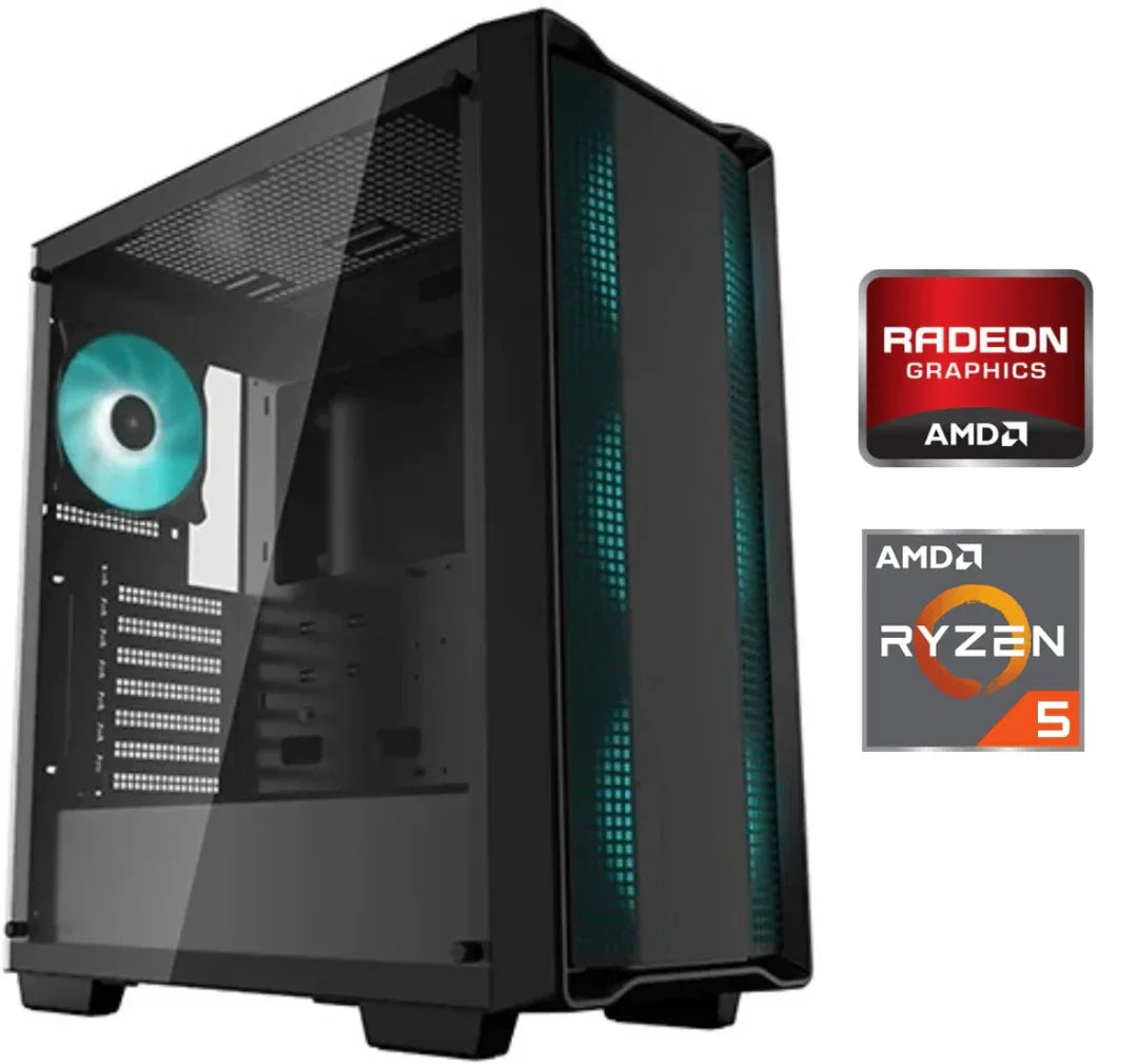 Equipo Gamer Ryzen 5 3400G, 16GB, 500GB NVMe, Gráficos Radeon - Tecatech-uy