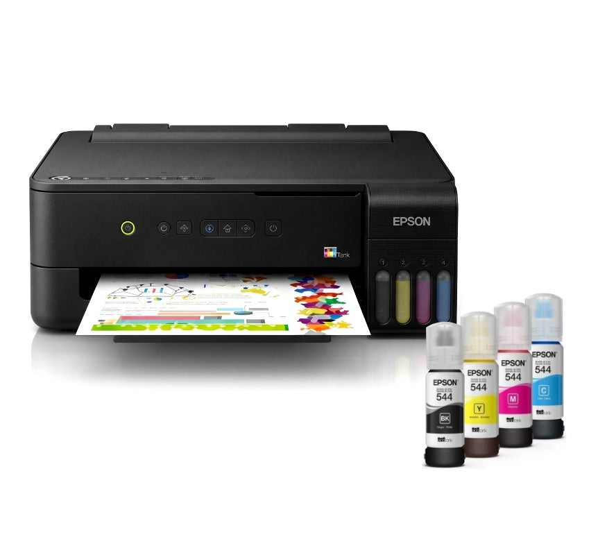 Impresora Multifunción Epson EcoTank L1350 Wi-Fi + 4 Botellas de Tinta Extra
