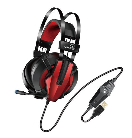 Audifono Genius gamer 7.1 G710V negro con micrófono