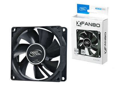 Fancooler Deepcool 8x8cm negro - Tecatech-uy