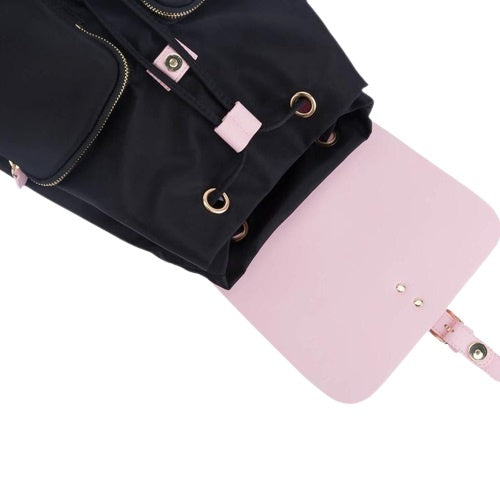 Mochila Gaston Luga Pärlan Negro/Rosado