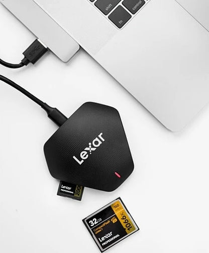 Lector Lexar Multi-Card 3 en 1 SD/microSD USB 3.1 RW500