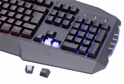 Teclado X-Lizzard gamer RGB en español usb