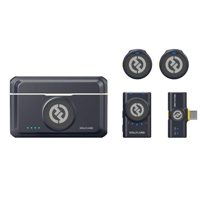 Micrófono Hollyland LARK M2 USB-C Inalámbrico Charcoal
