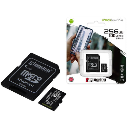 Memoria MicroSD Kingston Select Plus 256GB clase 10
