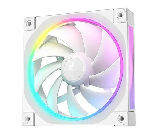 Fan Deepcool FL12 Blanco ARGB - Tecatech-uy