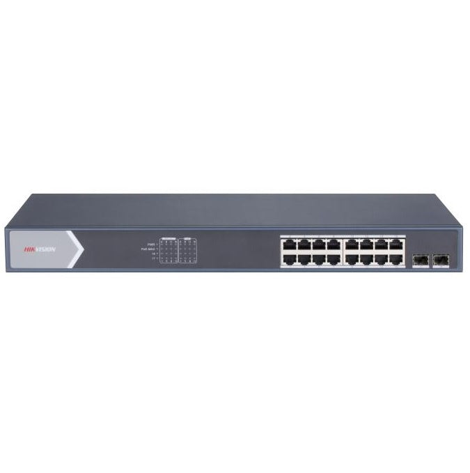 Switch PoE Hikvision Smart 16 Puertos Gigabit