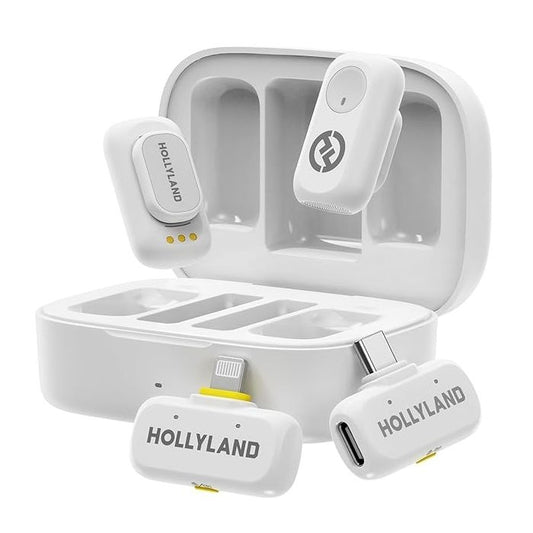Micrófono Hollyland LARK A1 Combo Hi-Fi Blanco