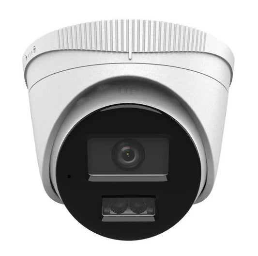 Camara HiLook IP 4MP Smart Hybrid Light domo exterior - Tecatech-uy