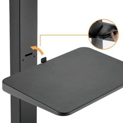 Soporte movil para TV hasta 65 con estante