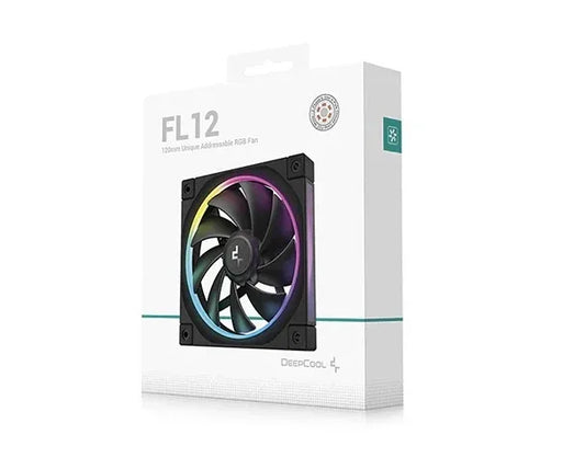 Fan Deepcool FL12 Negro ARGB - Tecatech-uy