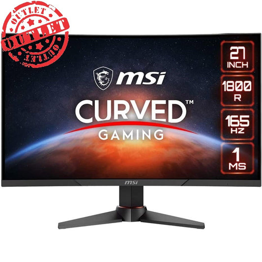 Monitor Gamer MSI 27 Curvo FHD 1ms 165Hz (con detalles)
