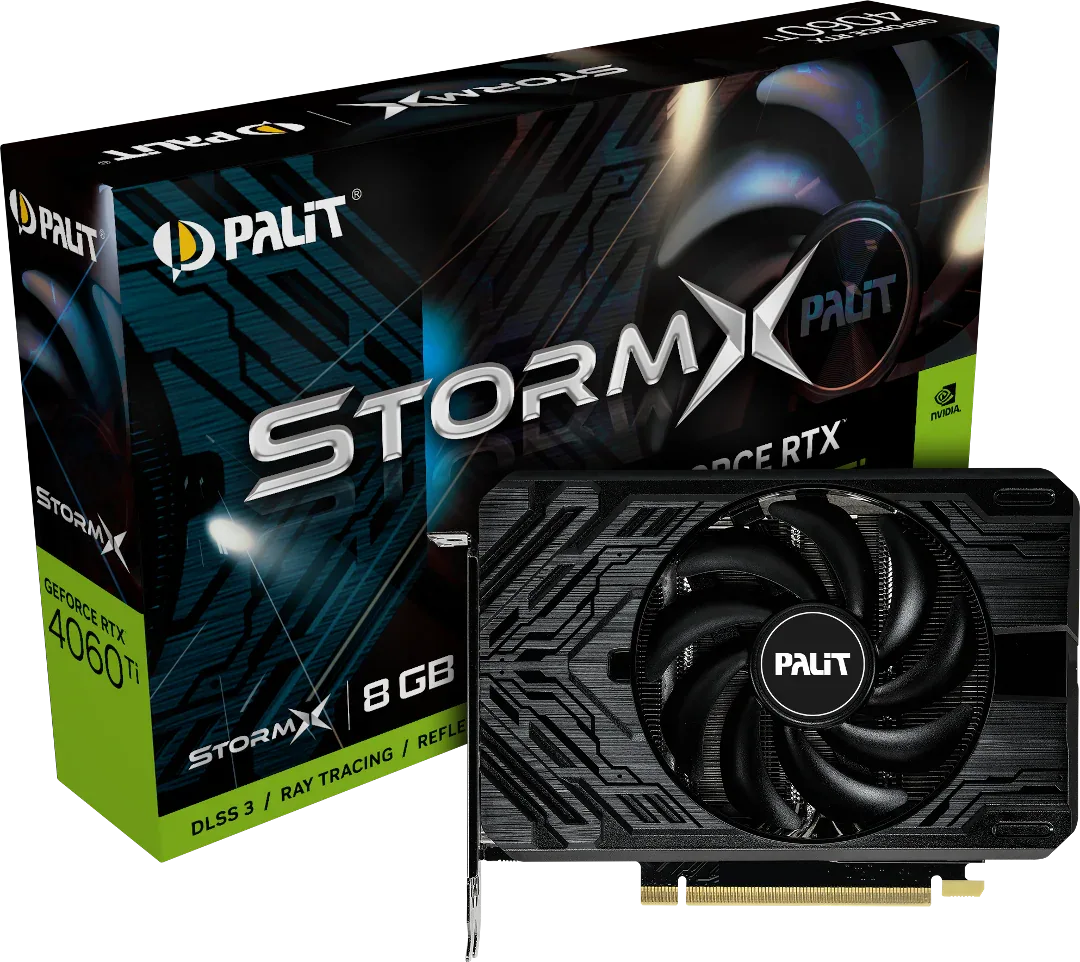 Tarjeta Video Palit RTX 4060Ti StormX 8GB - Tecatech-uy