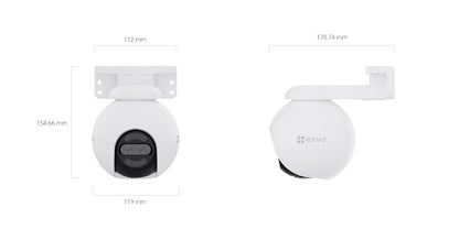 Camara Wifi Ezviz CS-H80x 4K con movimiento