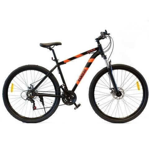 Bicicleta Randers montaña 21V R29 negro con rojo L
