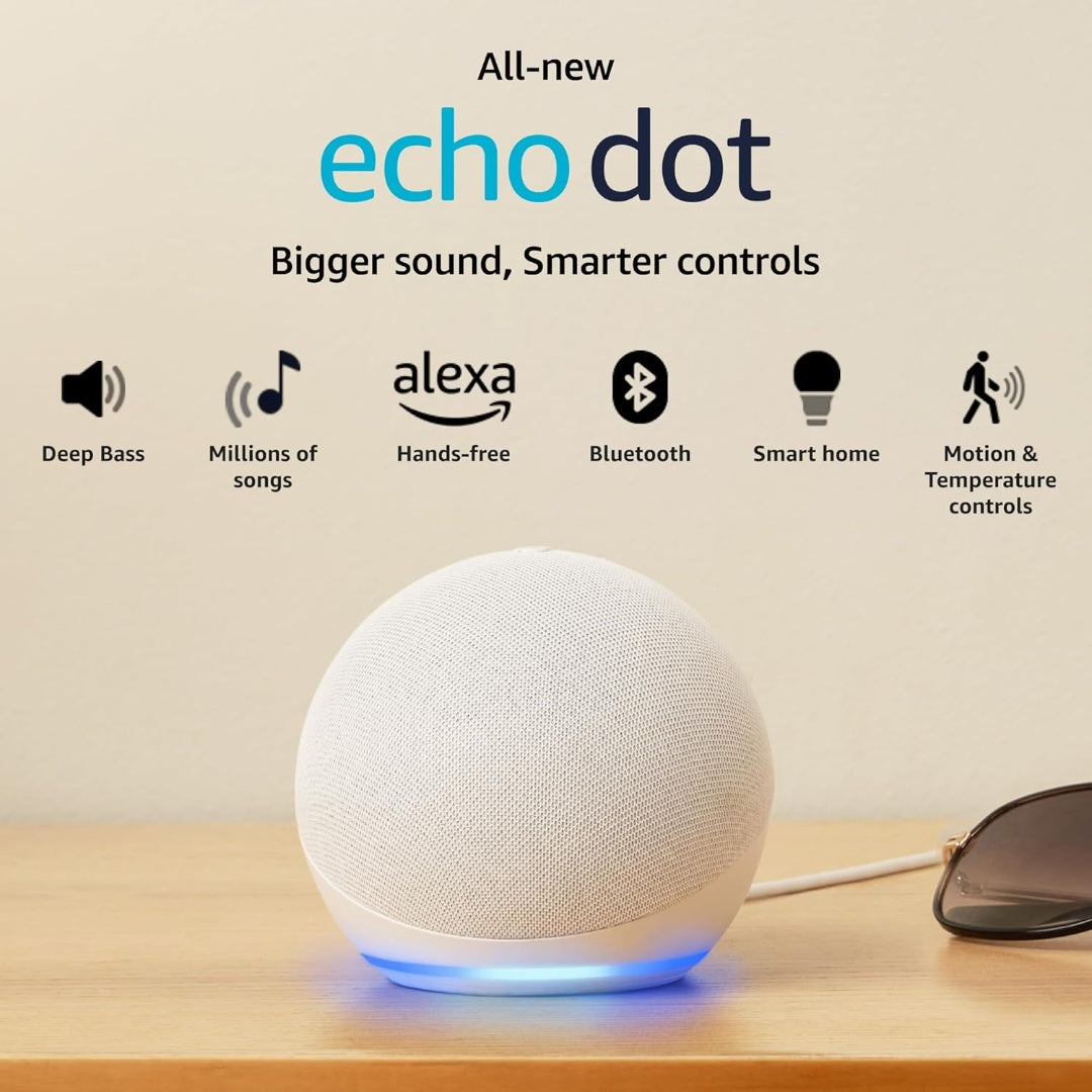 Parlante inteligente Amazon Echo Dot blanco