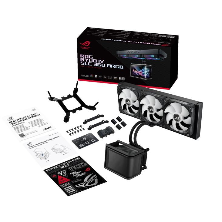 Cooler Liquido Asus ROG Ryuo IV SLC 360 ARGB negro