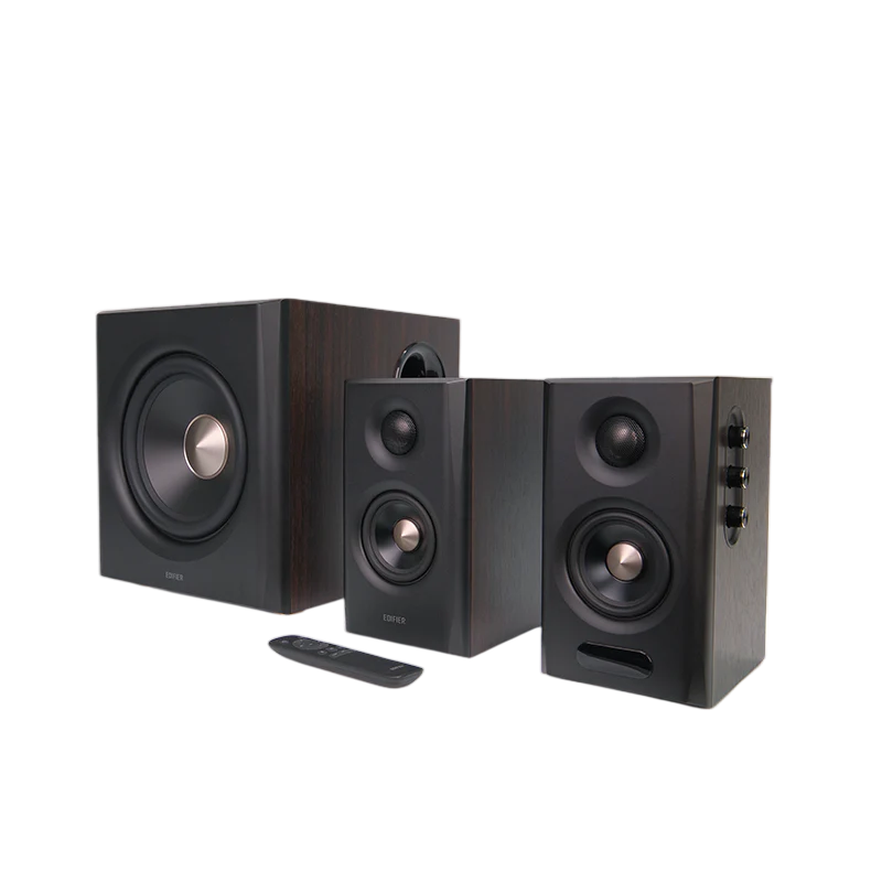 Parlantes Edifier S355DB 2.1 con Subwoofer Marron