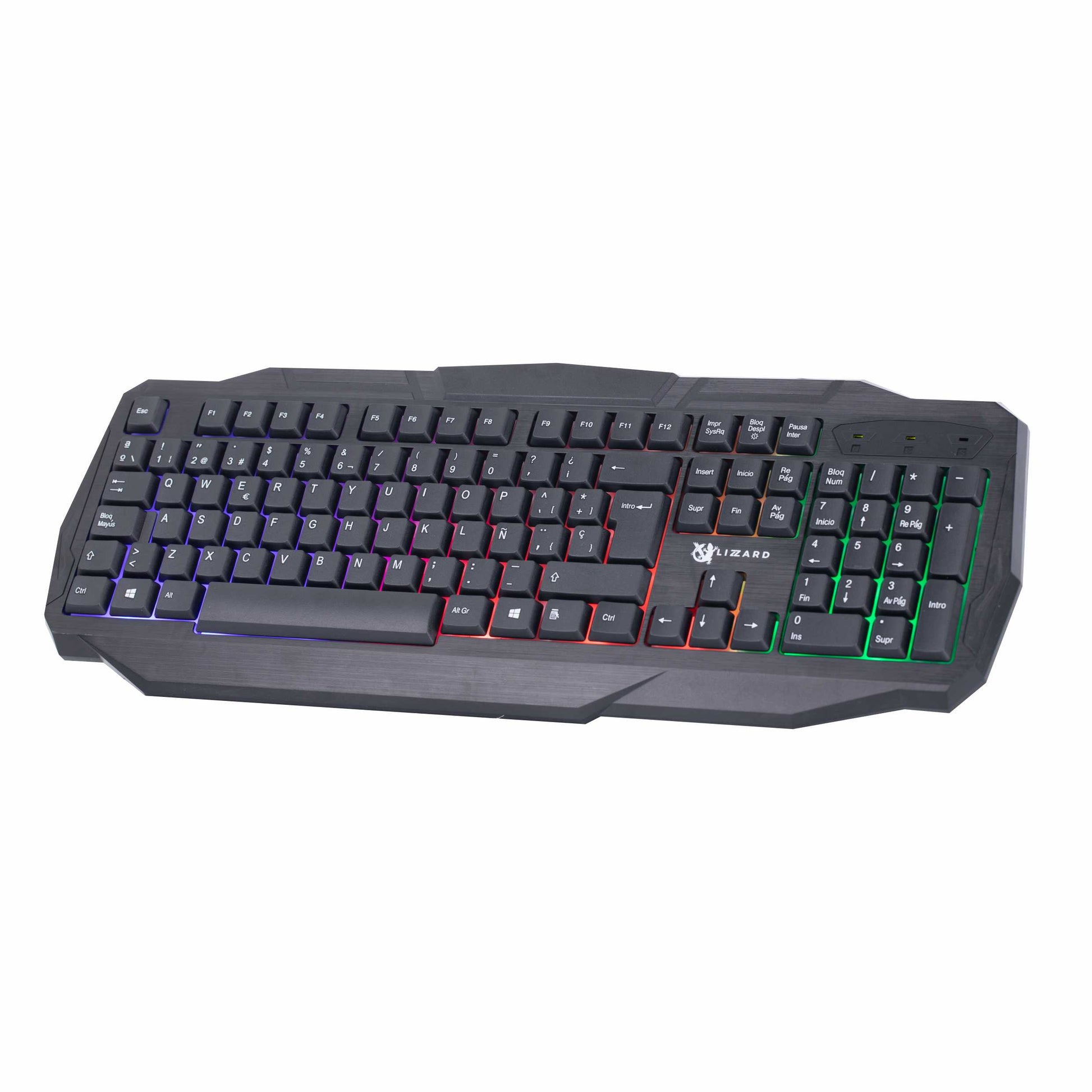 Teclado X-Lizzard gamer RGB en español usb