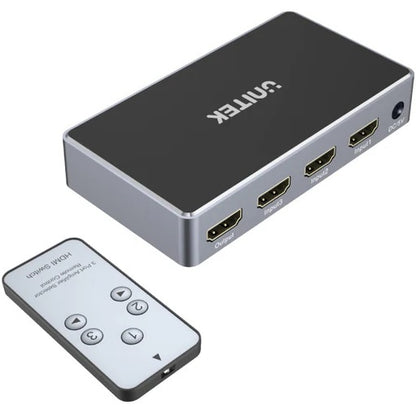 Switch Unitek HDMI 4K de 3 puertos con Control