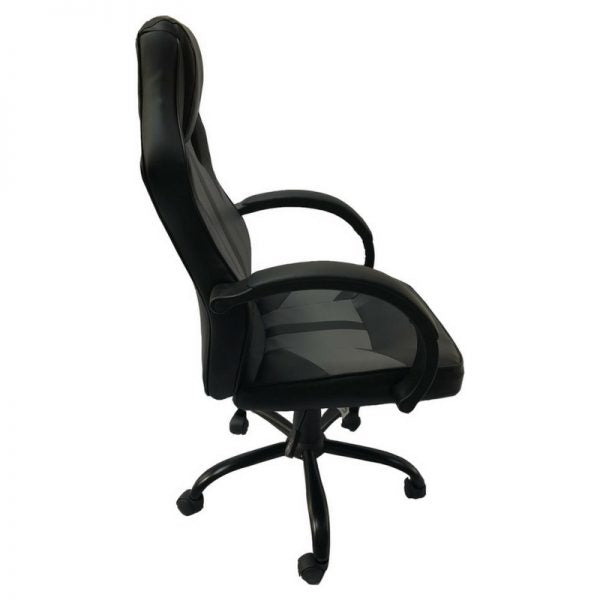 Silla Gamer confort reclinable negra/gris