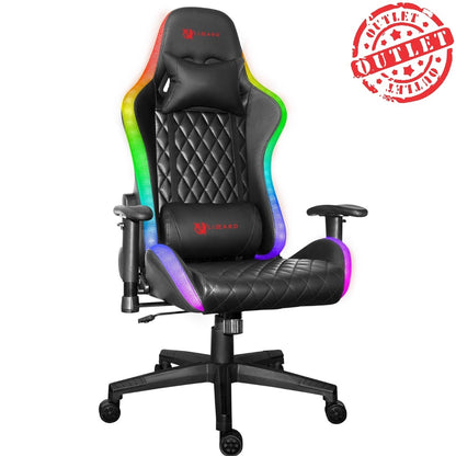 Silla Gamer X-Lizzard CH-35 RGB Reclinable 180° (con detalles)