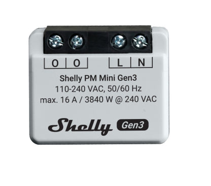 Rele Shelly Mini PM GEN3 Wi-fi