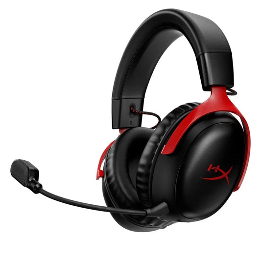 Audífono HyperX Cloud III rojo inalámbricos - Tecatech-uy