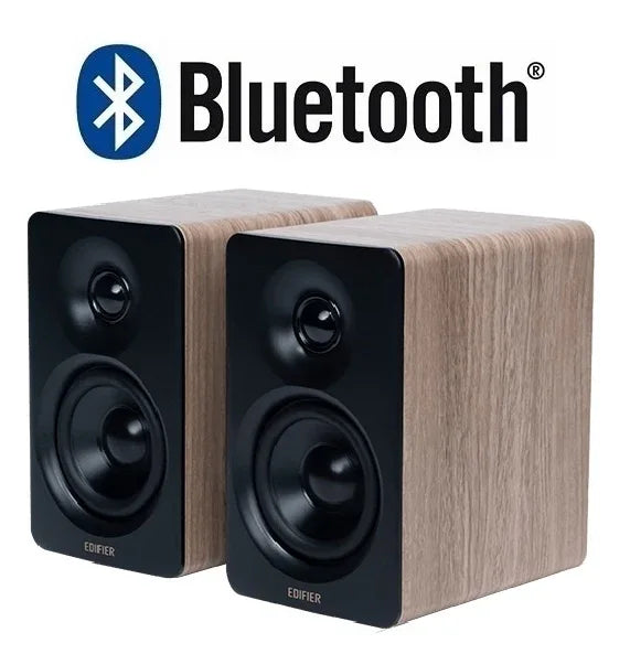 Parlantes Edifier 2.0 M60 66W bluetooth roble - Tecatech-uy