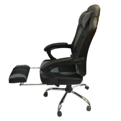 Silla Gamer Strong reclinable Negro/gris