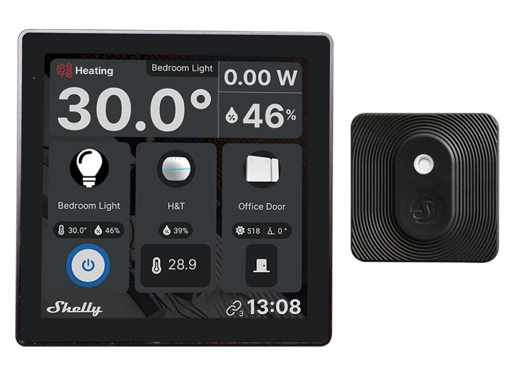 Panel tactil Shelly control domestico Wi-fi Bluetooth