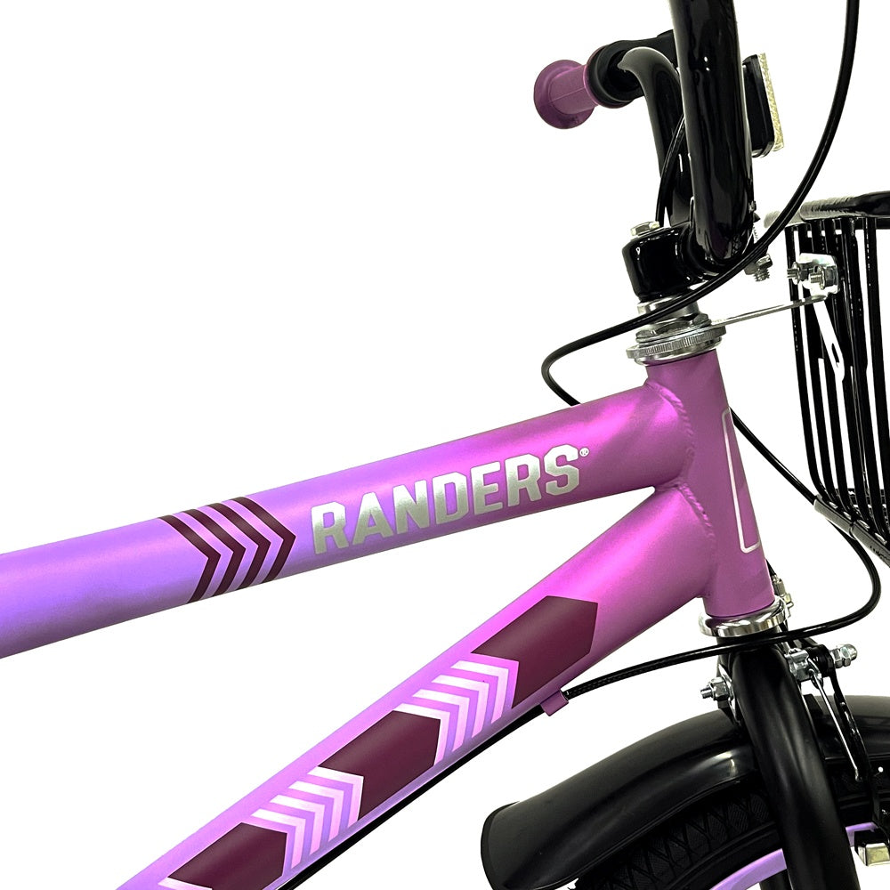 Bicicleta Randers Rodado 16 con rueditas y canasto