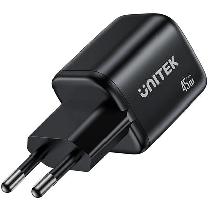 Cargador Unitek 45W Dual USB-C GaN