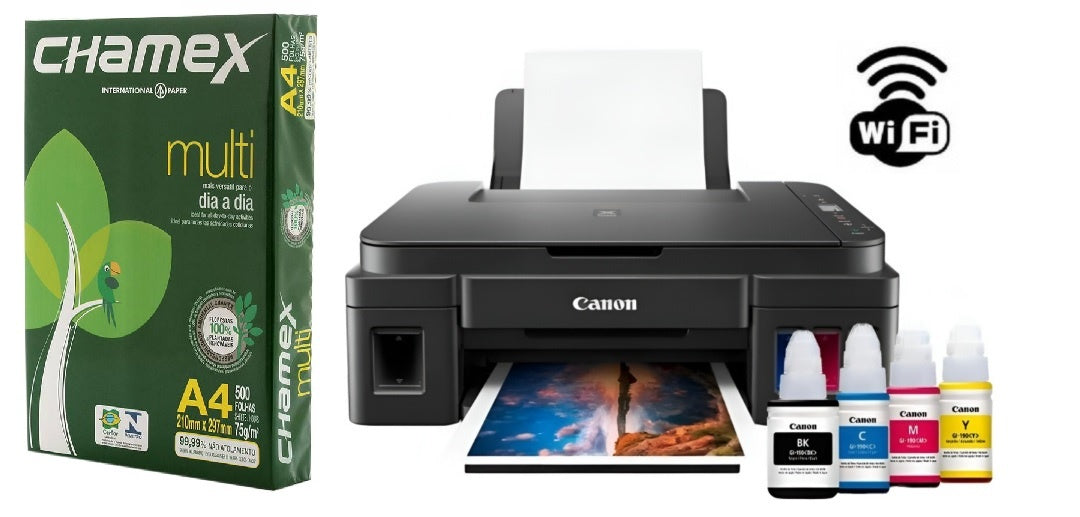 Impresora Canon Pixma G-3110 + resma A4