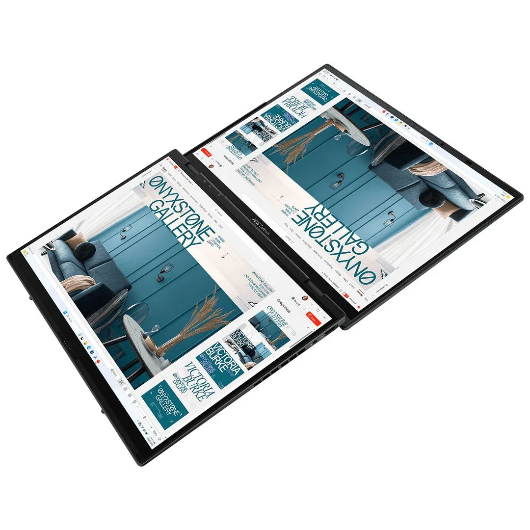 Notebook Asus Zenbook Duo Core Ultra 7 4.8Ghz, 16GB, 1TB SSD, DUAL 14'' WUXGA Oled Touch - Tecatech-uy