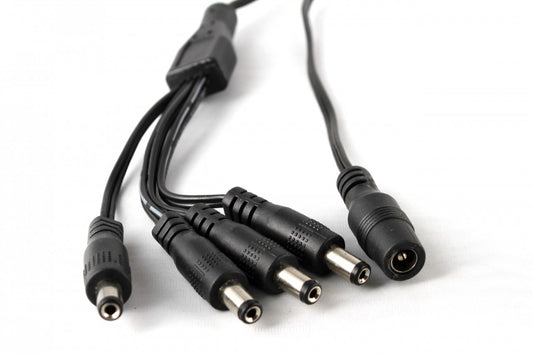 Splitter de cables de poder para camaras CCTV 1 a 4