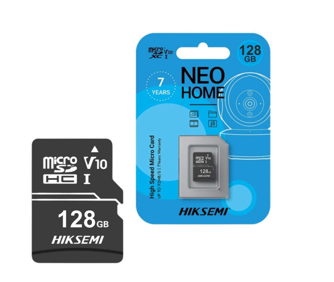 Memoria MicroSD Hiksemi 128GB video vigilancia