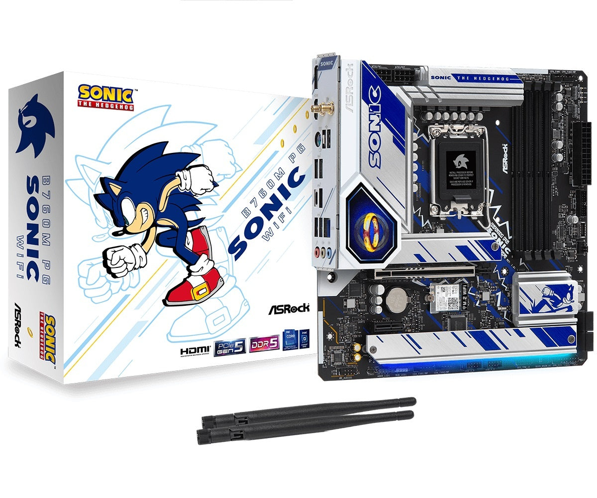 Mother Asrock B760M PG Sonic LGA 1700 Wi-Fi 6E