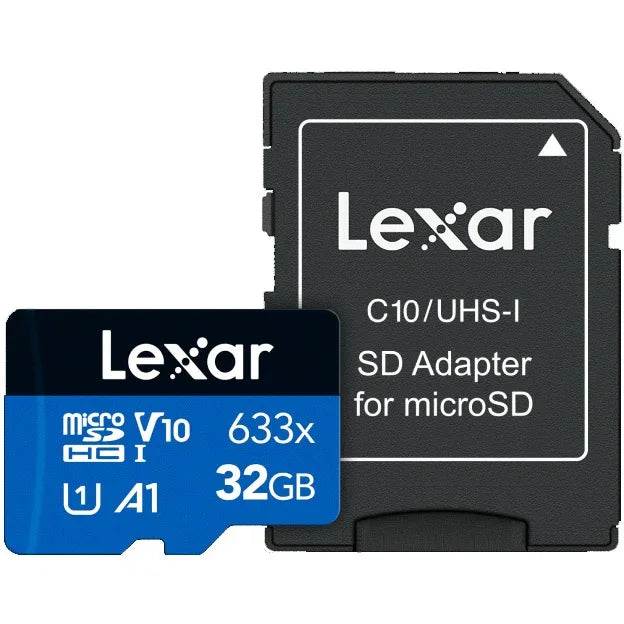 Memoria microSDHC Lexar 32GB 633x UHS-I Blue Series - Tecatech-uy