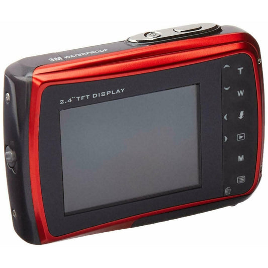 Cámara digital iON 8MP Waterproof roja