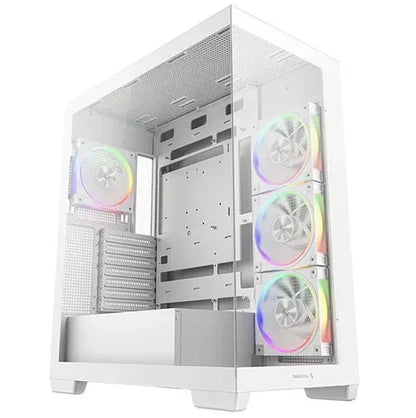 Gabinete Deepcool CG580 4F V2 blanco - Tecatech-uy