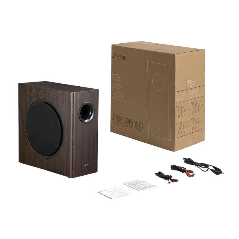 Subwoofer Edifier T5s 70W RMS 8 Marron
