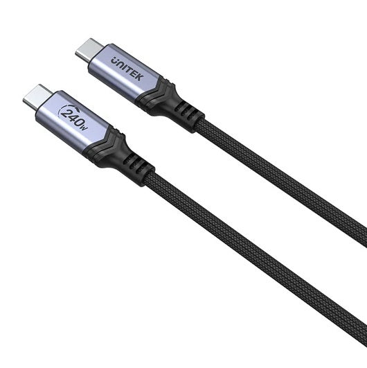 Cable Unitek USB-C a USB-C PD 240w 2m