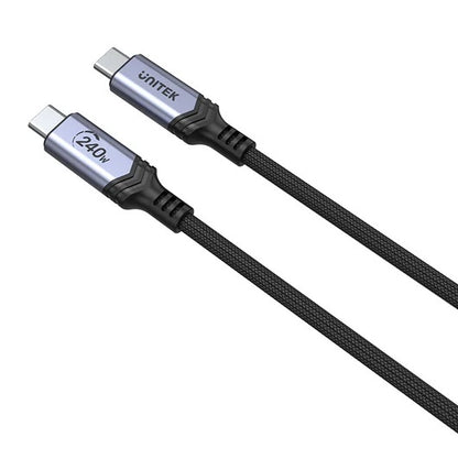 Cable Unitek USB-C a USB-C PD 240w 2m