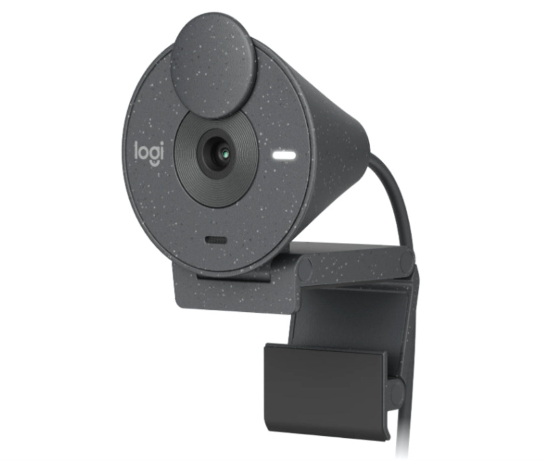 Webcam Logitech Brio 300 Full HD 1080p USB-C Negra