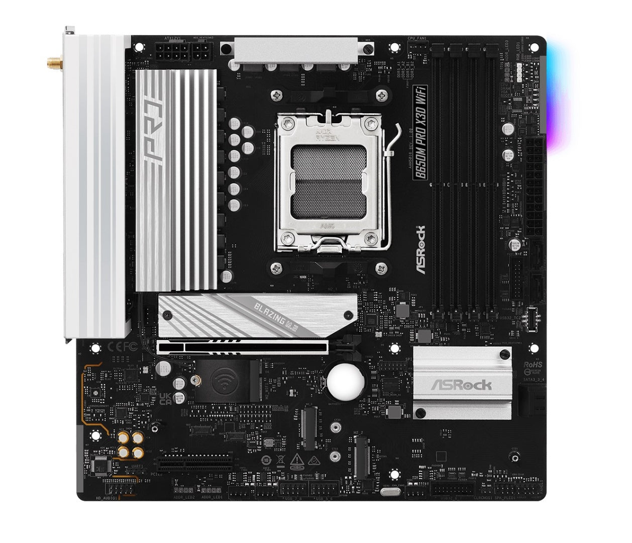 Mother Asrock B650M Pro X3D AM5 Wi-Fi 6E