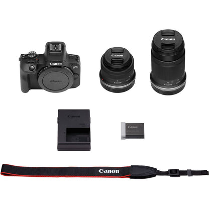 Camara Canon R100 Mirrorless 18-45mm + 55-210mm